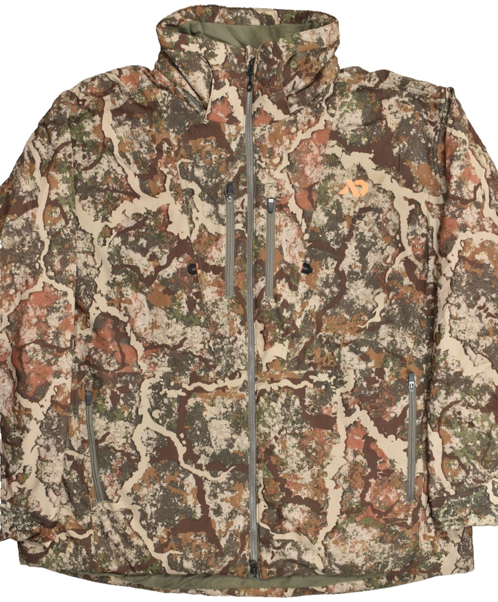 First Lite Solitude Insulated Hunting Jacket Mens 3X Specter Camo Full Zip Heavy